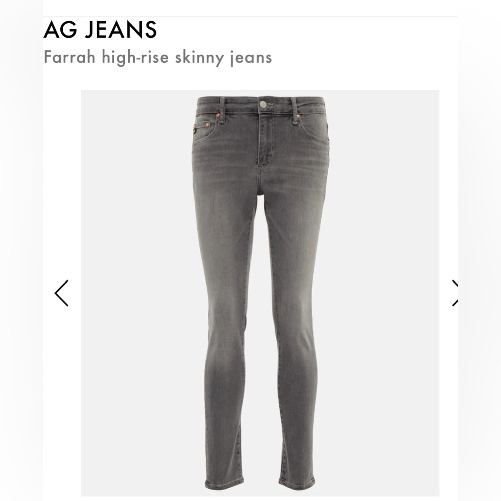 AG Farrah Skinny High Rise Jeans